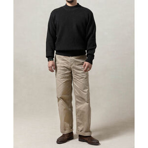 Bronson 1930s Retro USN Winter Wool Sweater Warm Thick Men Knit Sweater Heavy S